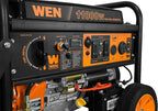 WEN 11,000-Watt 120V/240V Dual Fuel Portable Generator with Wheel Kit and Electric Start (DF1100T)