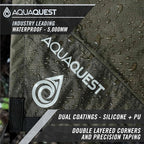 AquaQuest Defender Tarp – Heavy-Duty Waterproof (20,000 mm) Seam-Taped Rain Fly for Camping, Bushcraft & Survival