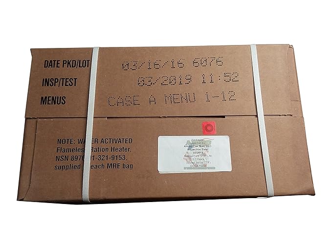 MRE (Meals-Ready-To-Eat) Case-Inspection 03/2019 or Better-ACM MRE Case (Combo Cases A&B)