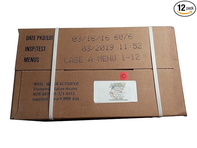 MRE (Meals-Ready-To-Eat) Case -Inspection 03/2019 or Better-ACM MRE Case (Case A)