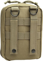 Orca Tactical First Aid Molle Pouch - Heavy Duty IFAK Pouch - Empty Medical Pouch Ideal for Military Use EMTs Law Enforcement Camping and Hiking - Med Pouch for Optimal Organization