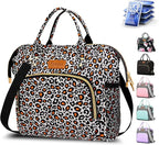 Lunch Bags for Women, Lunch Box for Women Insulated Lunch Bag, Leakproof Lunch Tote Bags for Work with Adjustable Strap Reusable Cooler Tote Bag for Picnic,Camping, 8 Ice Packs