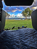 Alki Twilight Thermal Mattress Topper - Indoor or Outdoor Sleeping Pad Cover - Queen Mattress Topper - Insulated to Keep You Warm Naturally - Great for Camping, Hiking, Outdoors - 80 x 60 Inches