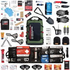 Uncharted Supply Co. The SEVENTY2® Pro 2-Person Survival System – 72 Hour Emergency Preparedness Kit with 60+ Tools for Home, Car, Camping, and Disaster Readiness – Durable Waterproof Go Bag
