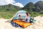 Intex 64098EP TruAire Inflatable Camping Pad: Durable Outdoor Use - Ultra-Lightweight and Compact - Cushioned Surface - Built-in Pillow - 28" x 75"