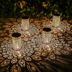 2 Pack Peacock Outdoor Solar Hanging Lanterns Waterproof LED Solar Lights Metal Decorative Lanterns for Garden, Patio, Courtyard, Backyard, Yard Decor Unique Peacock Gifts for Women Gardening