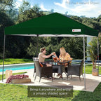 Best Choice Products 12x12ft Pop Up Canopy Tent, Outdoor Shade, 1 Person 1 Minute Set Up, Carry Case, 4 Weight Bags - Forest Green