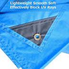 Azarxis Waterproof Camping Tent Tarp Hammock Rain Fly Footprint Ground Cloth Shelter Sunshade Beach Picnic Blanket Mat for Outdoor Camping Park Lawn
