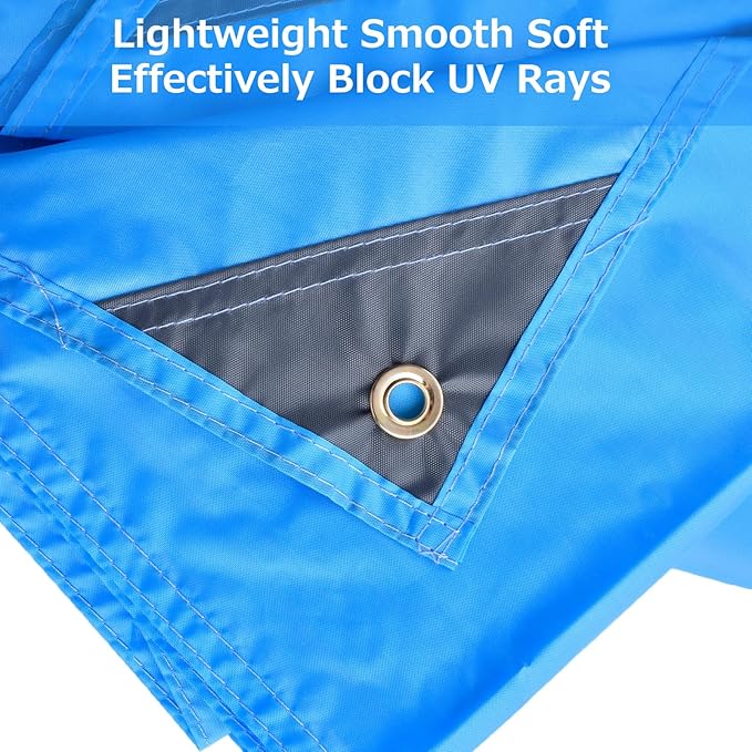 Azarxis Waterproof Camping Tent Tarp Hammock Rain Fly Footprint Ground Cloth Shelter Sunshade Beach Picnic Blanket Mat for Outdoor Camping Park Lawn