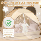 LEEDOR® Bed Tent Dream Tents Bed Canopy Shelter Cabin Indoor Privacy Warm Breathable Pop Up Twin/Full/Queen for Kids and Adult Patent Pending(Mattress Not Included)