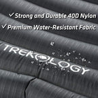 TREKOLOGY UL80 Ultralight Sleeping Pad – Inflatable Camping Sleeping Pad - 40D Nylon Compact Hiking Mat – Lightweight Air Mattress for Backpacking & Tent Camping