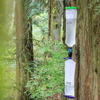 VectoX Extra Durable Water Collection and Filtration Bag 3L Purple - 28mm Neck Compatible with Popular Filters - Wide Opening for Water Collection - Lightweight and Compact - Tethered Cap and Slider