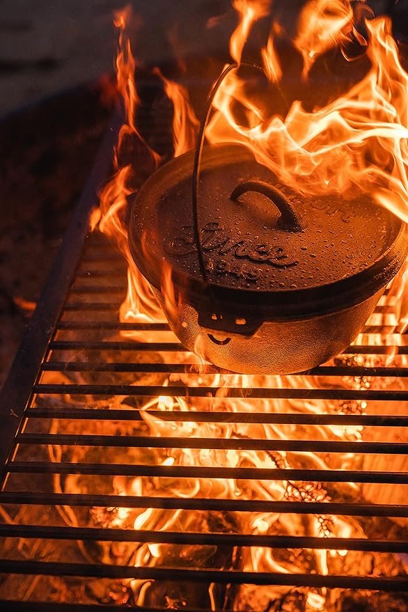 Stansport Pre-Seasoned Cast Iron Dutch Oven