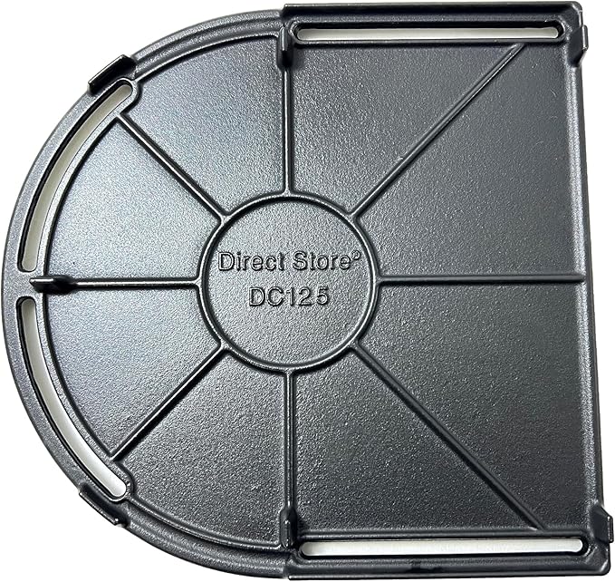 Direct Store DC125 Cast Iron Half Grill Griddle Replacement for Coleman Roadtrip Swaptop Grills LX LXE LXX, Non-Stick Flat Grill Cooking Griddle Pan Accessories, 1 Pack