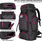 Hiking Backpack for Men 70L/100L Camping Backpack Military Rucksack Molle 3 Days Assault Pack for Climbing | Camping Backpack, 3 Days Assault Pack, for Climbing
