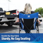 Kijaro Sports Fan Folding Chair, 26" L x 35.5" W x 37" H, Detroit Lions