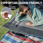 TIMBER RIDGE 31.8" Extra Wide Oversized Camping Cot for Adult, Easy Set Up Heavy Duty Sleeping Cot for Camping, Travel and Outdoors, Support up to 450lbs, Grey