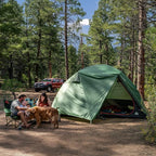 Kelty Wireless Freestanding Camping Tent, 2 4 or 6 Person Size, Huge Interior and Peak Height, Intuitive + Easy to Pitch, Color Coded Setup
