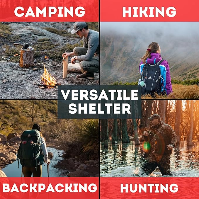 Emergency Zone Reflective & Green Survival 2 Person Tube Tents. Available in 1, 2, 3, 48 Packs.