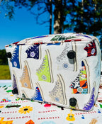 Kwang Min Insulated Insulated Cooler Bag,Reusable Large Lunch Bag for Women, Great for Outdoors,Camping,Party,Premium Quality,Adjustable Strap,Foldable