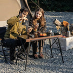 Naturehike Upgraded IGT Camping Table, Height Adjustable IGT Cook System, Folding Portable Camp Table for Outdoor Picnic Car RV Trip Patio Backyard BBQ