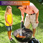 POWERFUL Grill Torch Charcoal Starter, Propane Searing Torch, Charcoal Lighter, Fire Starter, Sous Vide,Kitchen Lighter, BBQ Grill Torch Gun, Cooking Torch (Fuel Not Included)