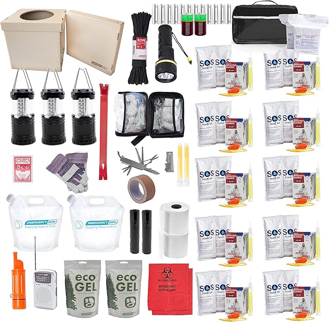 Office & Workplace Emergency Survival Kit | 10 Person Office Kit | Prepare Your Employees for Emergencies, lockdowns, disasters, and More.