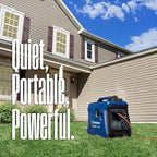 Westinghouse 2550 Peak Watt Super Quiet & Lightweight Portable Inverter Generator, RV Ready 30A Outlet, Gas Powered, Parallel Capable, Long Run Time,Blue