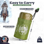 Ultra-Large Emergency Sleeping Bag for Survival - Hypothermia Prevention & Shelter - Multi-Person Bivvy Sack - Ideal Survival Gear, Emergency Bivy Camping Essentials