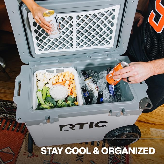 RTIC Ultra-Light Cooler Dry Goods Basket Tray Insert Accessories Perfect for Organization