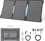 45W Portable Solar Panels Chargers with USB-C, USB-A and DC Outputs Foldable IP67 Waterproof Solar Panel for Camping,Power Emergency for Small Power Station,Phones, Power Banks