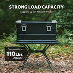 Naturehike YL01 Portable Camping Table, Lightweight Folding Backpacking Table for Hiking, Tailgating, Picnics, Beach, Travel