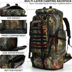 Hiking Backpack for Men 70L/100L Camping Backpack Military Rucksack Molle 3 Days Assault Pack for Climbing | Camping Backpack, 3 Days Assault Pack, for Climbing
