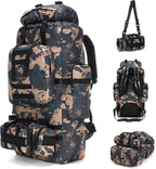 100L Camping Hiking Backpack,Molle military Tactical rucksack backpack,Waterproof Lightweight Hiking Backpack