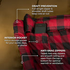 TETON Sports Deer Hunter Sleeping Bag, Warm and Comfortable Camping Sleeping Bag, Teton Tough Canvas Shell for Camping, Hunting, and Cold Weather