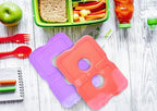 Healthy Packers Ice Pack for Lunch Box - Freezer Packs - Original Cool Pack (Set of 5) | Slim & Long-Lasting Ice Packs for Your Lunch or Cooler Bag (Combo)