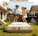 Camping Air Mattress Sleep Cloud Twin with Built in Pump No Air Leak 2 Mins Upgraded Inflatable Mattress Adjustable Firmness 8'' Blow up Mattress Support 1100LBS Portable Home Guests Camping Travel