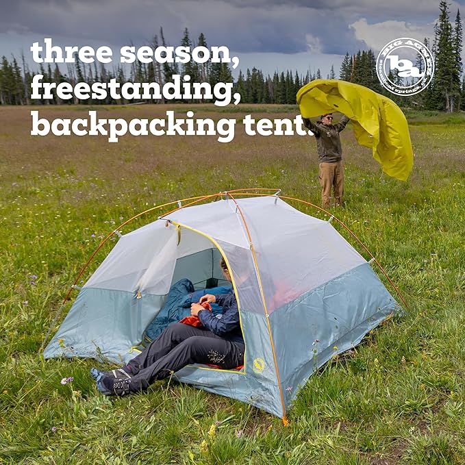 Big Agnes Blacktail & Blacktail Hotel Tent - Backpacking Tent for Camping, 3 Season, Ultralight, Waterproof