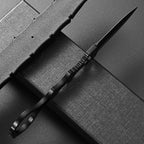 GTK397 Cool Fixed Knife D2 Steel Blade Stainless Steel Handle EDC Tool Knifes for Outdoor Camping Adventure Survival(B)