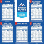 Mountain House Emergency Meal Assortment Kits, Freeze-Dried Survival Food Kit for Disaster Preparedness & Long-Term Storage, 30-Year Shelf Life