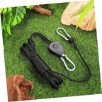 UPKOCH Metal Hanging Cord for Outdoor Lights – Adjustable Utility Rope for Clothesline Tent Storage and Camping Essentials – Sturdy and Versatile Hanging Light Cord