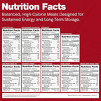 Legacy Food Storage 36 Serving Emergency Food Supply Box, Shelf Stable Breakfast Lunch & Dinner, 14,360 Total Calories, Freeze Dried Survival Meals for MRE Camping, Hiking, Prepping