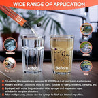 Emergency Water Filter Straw, Personal Survival Water Filtration System, Water Purifier, Outdoor Survival Gear and Equipment for Hiking Camping Accessories Cycling Fishing Preparedness (3PCS)