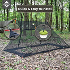 onewind Shelter, Camping Tarp Set Include Emergency Shelter, BugNet and Tent Footprint, Ripstop Silnylon with Silicone PU Coating Survival Shelter Tent for Camping, Hiking, Backpacking