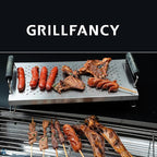 Adjustable Grill Warming Rack for Blackstone 17 22 28 36 Inch Grill, Stainless Steel Grill Warming Rack for Weber Charbroil Camp Chef and Most Tabletop Flattop Grill Accessories