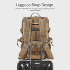 LHI Military Tactical Backpack for Men and Women 45L Army 3 Days Assault Pack Bag Large Rucksack with Shoe Compartment