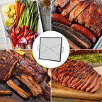 onlyfire Square Fire Pit Grill Grate, Heavy-Duty Steel Grate with Heat-Resistant Coating, Diamond Mesh & X-Marks Design for Outdoor BBQ, Camping, Backyard Gatherings - 36 inch