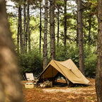 Hot Tent with Stove Jack – 4 Season Waterproof & Windproof Shelter for 1–4 People, Lightweight for Camping, Hiking, Hunting & Fishing