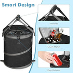 Tirrinia Pop-Up Collapsible Cooler Bag - Insulated, Lightweight with Built-in Cup Holder | Leak-Proof Portable Soft Cooler for Camping, Beach, Picnics, Travel