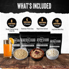 Ready Hour 1-Week Food Supply Ammo Can (58 Servings), Emergency Storage Rations, Prepper Kit, Survival Food, Freeze-Dried, 25-Year Shelf Life, Flood-Safe Container